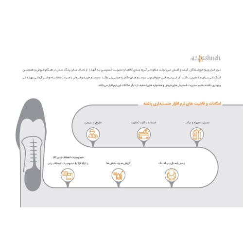 نرم افزار حسابداری فروشندگان کیف و کفش (پاشنه)