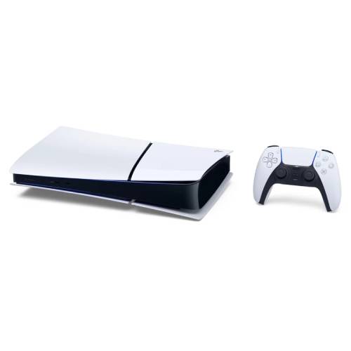 کنسول بازی سونی مدل PLAYSTATION 5 Slim نسخه دیجیتالی ظرفیت 825 گیگابایت ریجن اروپا 2116 به همرا یک دسته اضافی