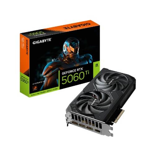 کارت گرافیک گیگابایت مدل GIGABYTE GeForce RTX™ 5060 Ti WINDFORCE 8GB