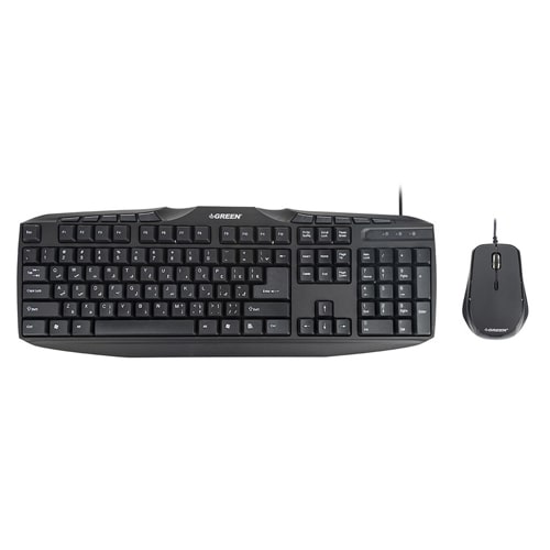 کیبورد و ماوس با سیم GREEN GKM305